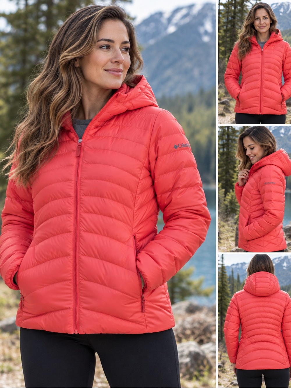 Columbia Women’s Drifter’s Mountain EXS Jacket Large Coral/Salmon color